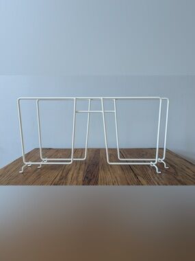 Elfa 16" White Wire Shelf Divider - Set of 2 - The Container Store